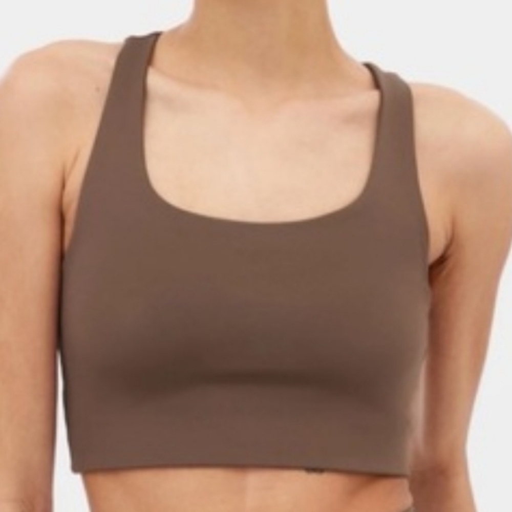 NWT Girlfriend Collective Cafe Paloma Racerback Sports Bra Sz S